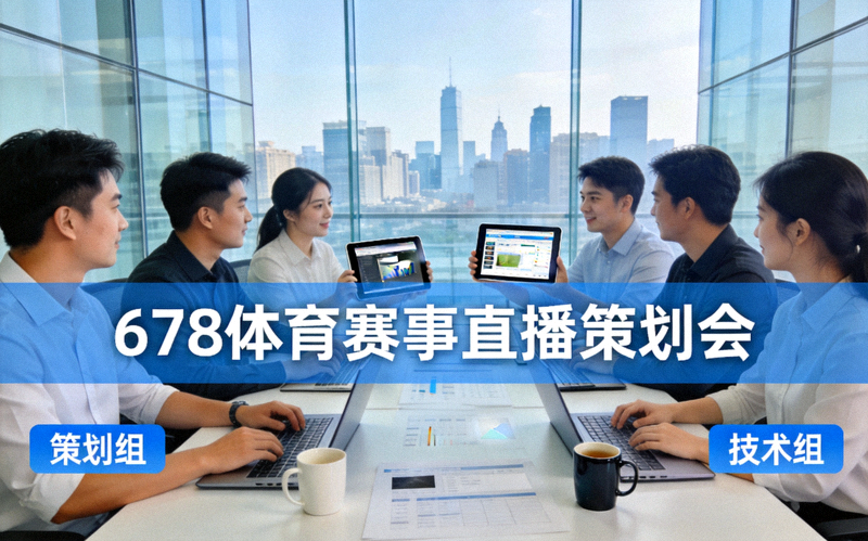 678体育团队在现代化办公室讨论赛事直播策划